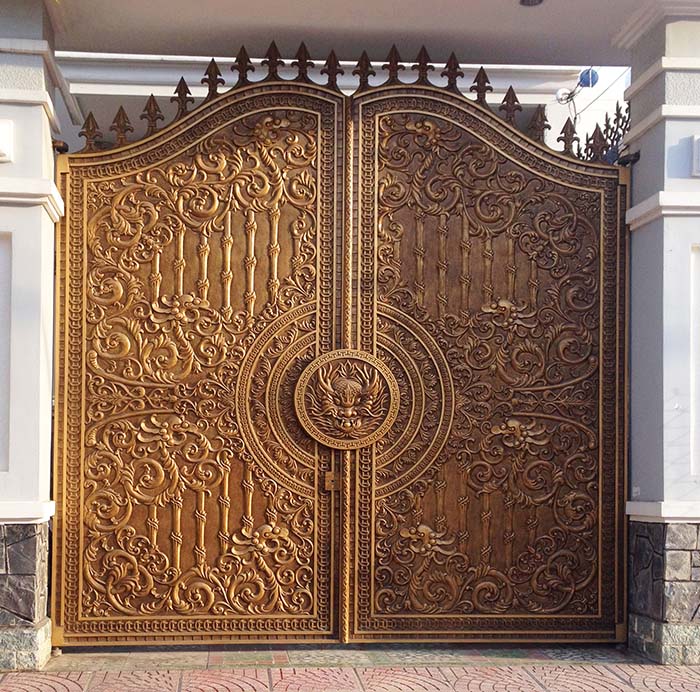 mẫu cổng mặt rồng